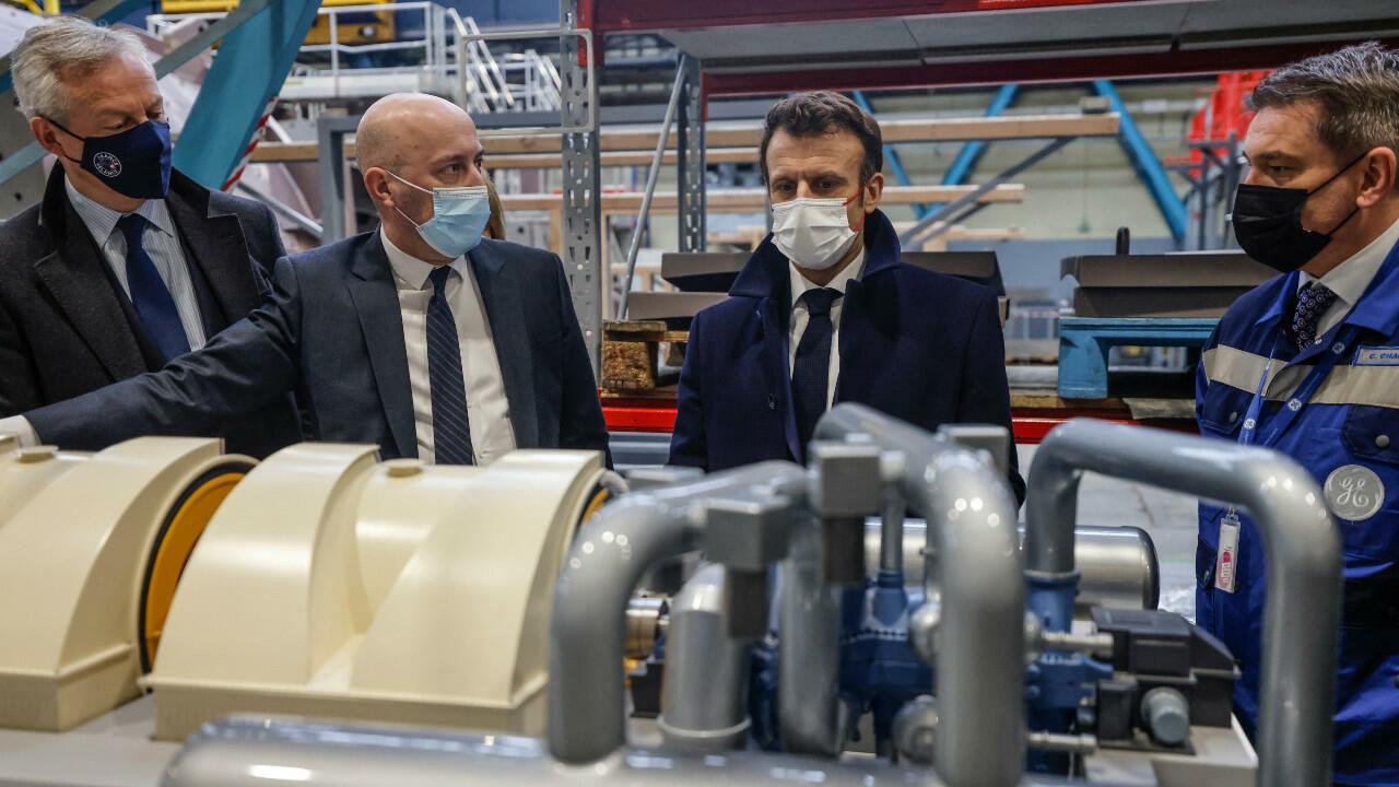 Announcing new reactors, Macron bets on nuclear power in carbon-neutral push