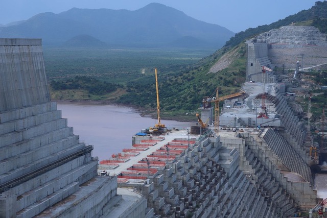 Ethiopia's Grand Renaissance Dam is seen as it undergoes construction work on the river Nile in Guba Woreda, Benishangul Gumuz Region, Ethiopia, September 26, 2019. REUTERS/Tiksa Negeri/File Photo ADDIS ABABA, Feb 20 (Reuters)