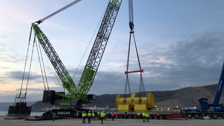 Akkuyu turbine generator delivery